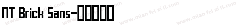 NT Brick Sans字体转换